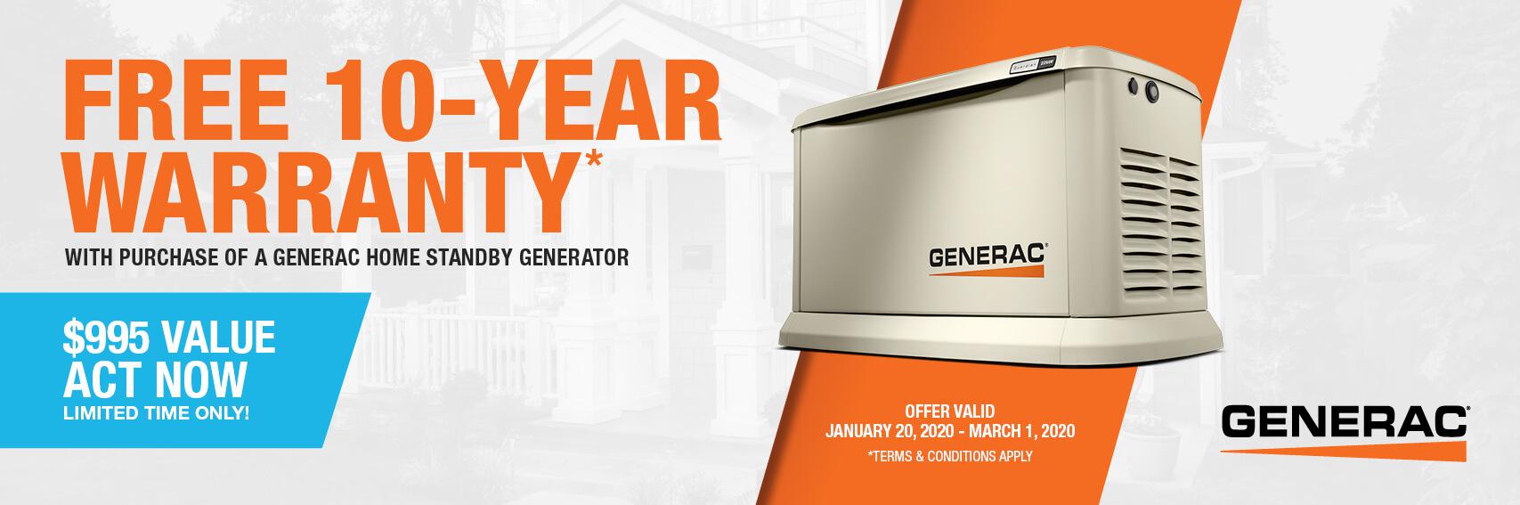 Homestandby Generator Deal | Warranty Offer | Generac Dealer | Kalamazoo, MI